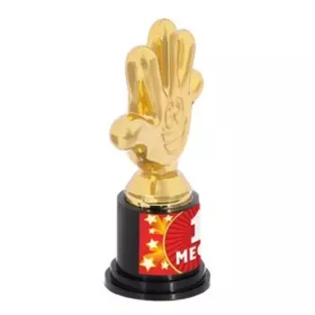 Фигура "1 место звезды ", пятерня, 10,5 х 7 см