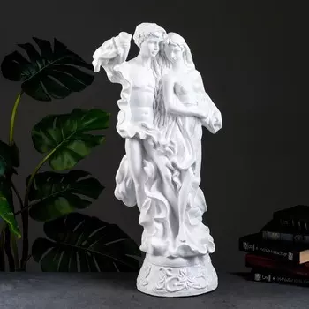 Фигура "Адам и Ева" белый, 23х38х70см