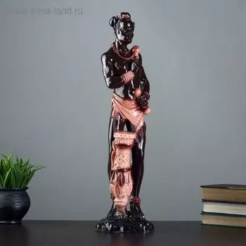 Фигура "Африканец" 14х14х53см