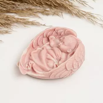 Фигура "Ангелочек спящий в крылышках" 2,5см