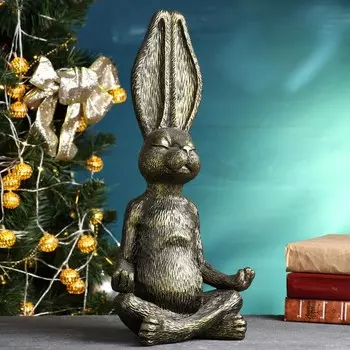 Фигура "Арчибальд Йог" 20х16х43см, золото