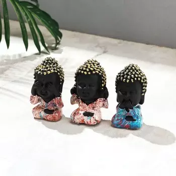 Набор фигурок полистоун TAKE IT EASY «Будда: не вижу, не слышу, не говорю», 4.559 см, 3 шт.