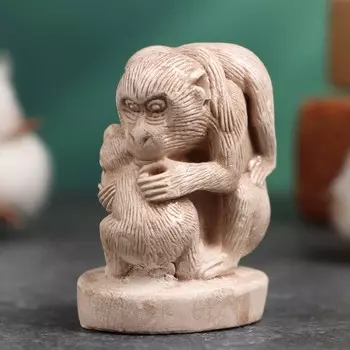 Фигура "Цунь-Укун" коричневая, 3х4х5см