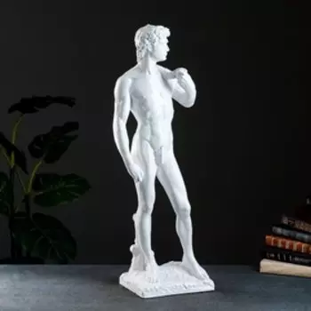 Фигура "Давид" белый, 27х80см