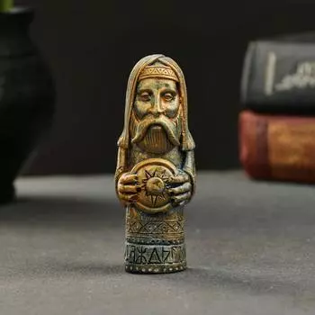 Фигурка «Даждьбог», гипс под латунь, 3.58.53 см