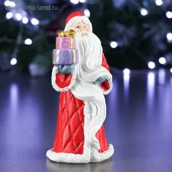Фигурка полистоун «Дед Мороз», красный, 7614 см