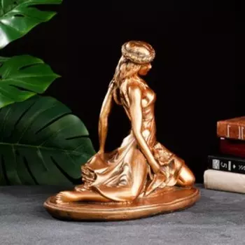 Фигура "Девушка Весна" бронза, 31х20х33см