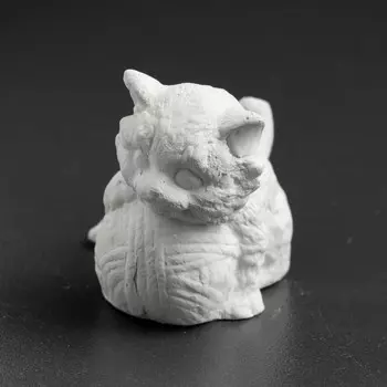 Фигура для раскраски "Котенок с клубком" 6х5х5см,