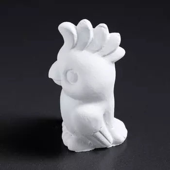 Фигура для раскраски "Попугай" 9х5,5х4,5см