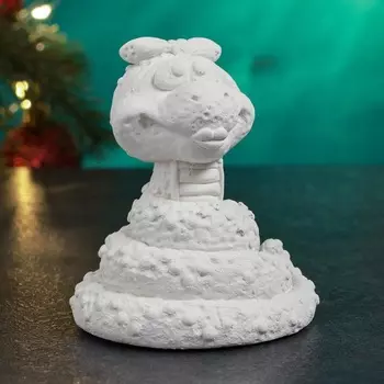 Фигура для раскраски "Змея Марфа" 6х6,5х7,5см