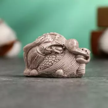 Фигура "Дракон" коричневая, 5х3х3см