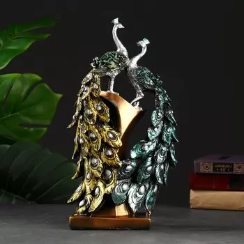 Фигурка полистоун «Два павлина», 72010 см