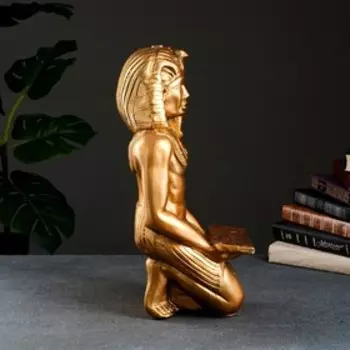 Фигура "Фараон сидя" бронза 50х20х22см
