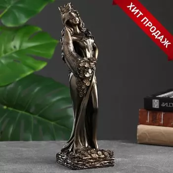 Фигура гипс «Фортуна», под бронзу, 30 см