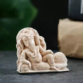 Фигура "Ганеша индийский" слоновая кость, 5х2х5см