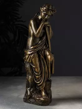 Фигура гипс «Девушка с мечом», 1410.539 см, под бронзу