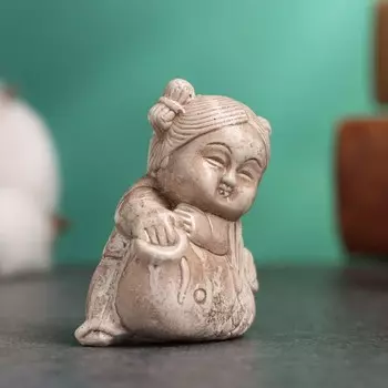 Фигура "Карако" слоновая кость, 4х4х3см