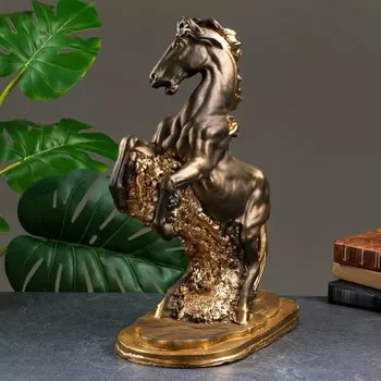 Фигура "Конь" бронза, 46х40х19см