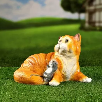 Фигура "Кот и Мышонок" 20х28см
