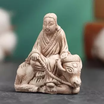 Фигура "Лао-Цзы" коричневая, 4х4х2см
