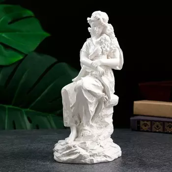 Фигурка гипс «Материнская любовь», белая, 121021 см