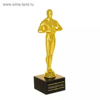Фигура мужская «Победитель», оскар, 18 х 6,2 х 6,2 см