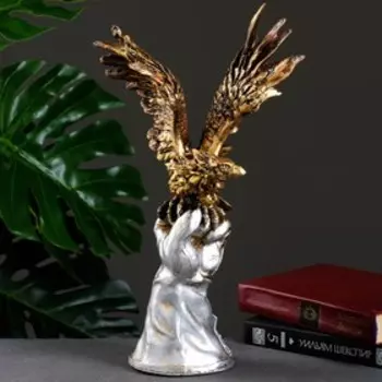 Фигура "Орлиная охота" бронза, 38х22см