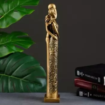 Фигура "Пара" темное золото, 7х14х39см