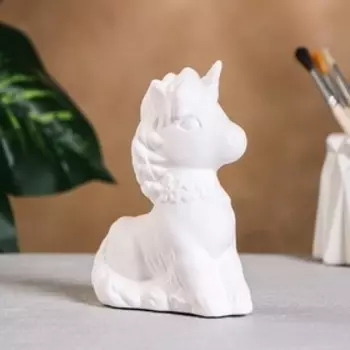 Фигура под роспись "Единорог" 19х14.5х9см