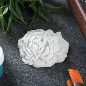 Фигура под роспись "Пион" 7х7х2см