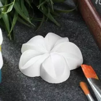 Фигура под роспись "Плюмерия" 7х7х2см