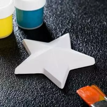 Фигура под роспись "Звезда" 8х8х2см