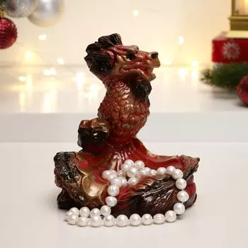Фигура «Подставка Дракон» красная, 16 см