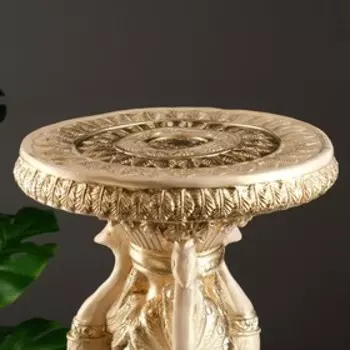Фигура-подставка для мелочей «Павлины», столик, гипс, слоновая кость, 683535 см