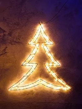 Фигура подвесная световая FROSTY «Елочка», 5856х2, 200 LED, 220V, свечение тёплое белое