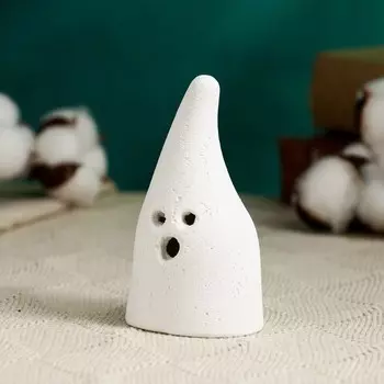 Фигура "Привидение малое" белая, 10см