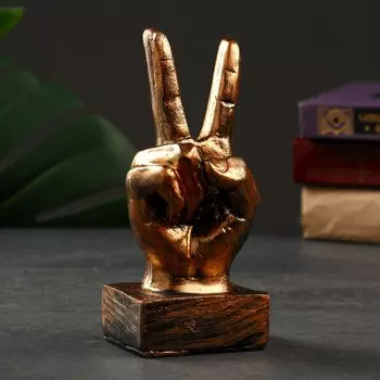 Фигура "Рука Победа" бронза, 17х7х6см