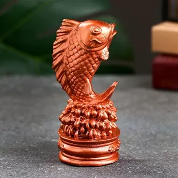 Фигура "Рыбка изобилия" медь, 6х5,5х12,5 см