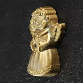 Фигура с подвесом "Молящийся ангел" латунь, 13х6х2 см