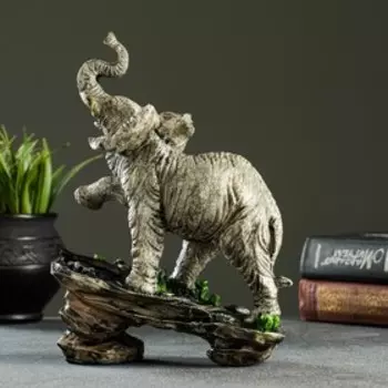 Фигура "Слон на камне" 17х7х24см