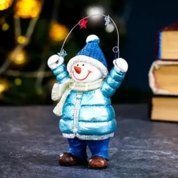 Фигура "Снеговик со звездами" 9х5х13, 2 вида