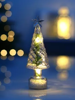 Фигура светодиодная «Ёлочка», 3 LED, 155 см, от батареек AG13x3, свечение тёплое белое