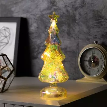 Фигура световая «Елка новогодняя», 2412 см, 10 LED, батарейки АААх2 (нет в комплекте), свечение тёплое белое