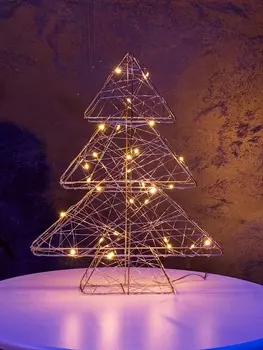 Фигура световая «Ёлочка», 4031х6 см, 30 LED, батарейки ААх3 (не в компл.), свечение тёплое белое