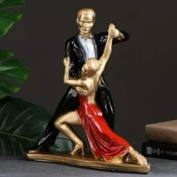 Фигура "Танго" бронза цветная 17х36х40см