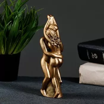 Фигурка гипс «Влюбленная пара», бронза, 1544 см