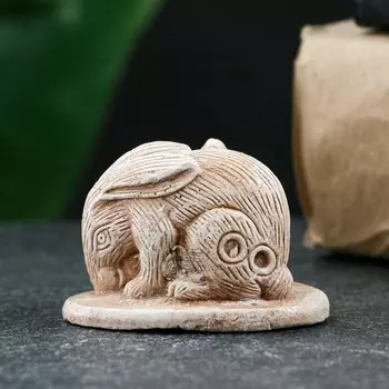 Фигура "Заяц" слоновая кость, 4х3х3см
