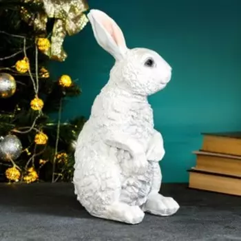 Фигура "Заяц зимний" 33х16см