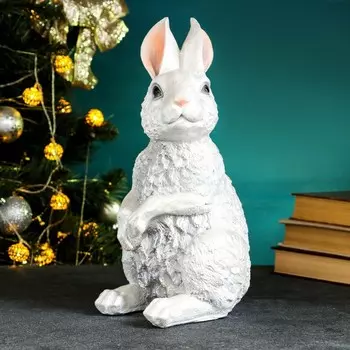 Фигура "Заяц зимний" 33х16см