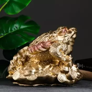 Фигурка гипс «Жаба на деньгах», большая, 253420 см